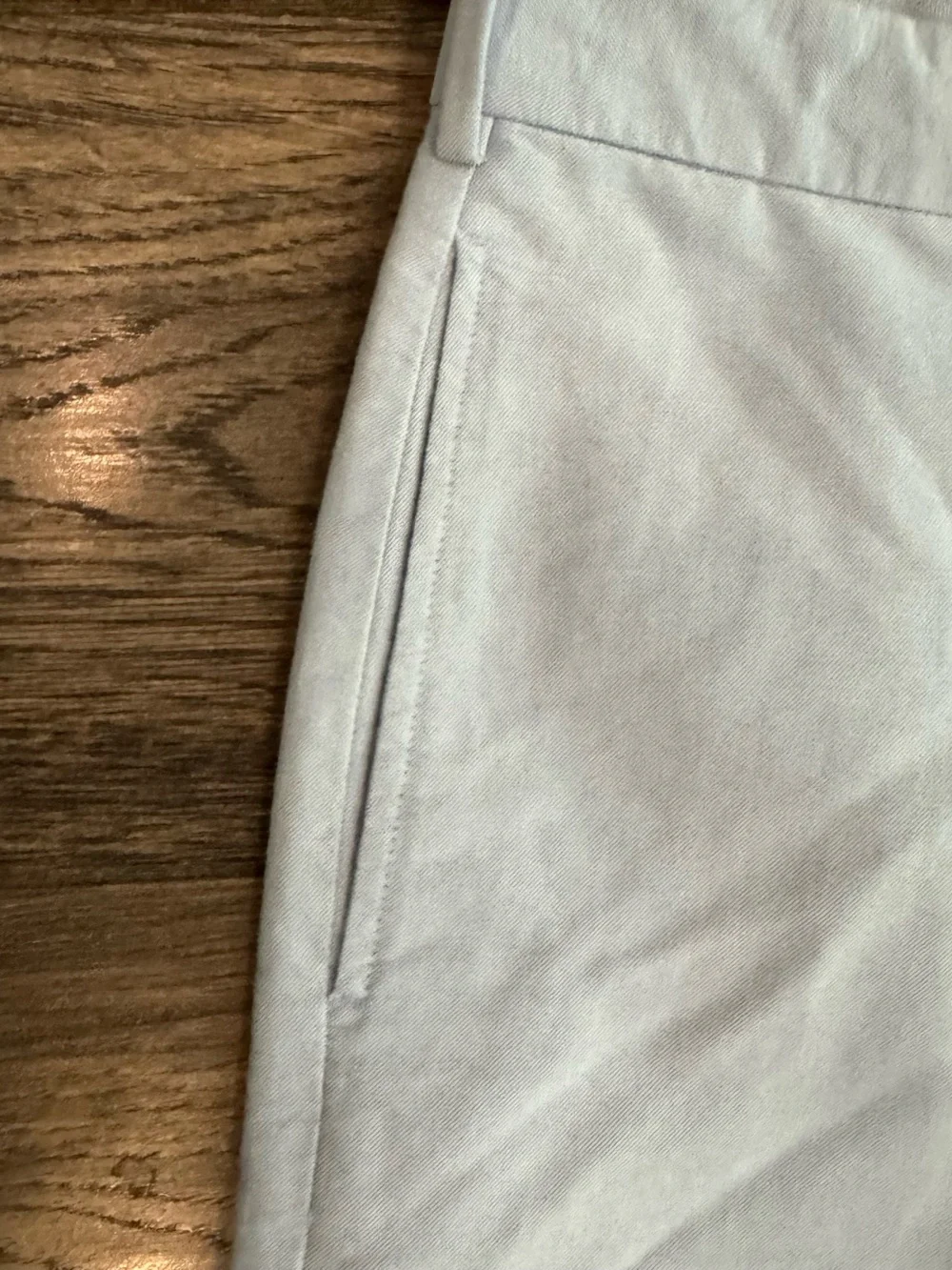 IZOD Men's Size 38 Light Blue 100% Cotton Chino Pants